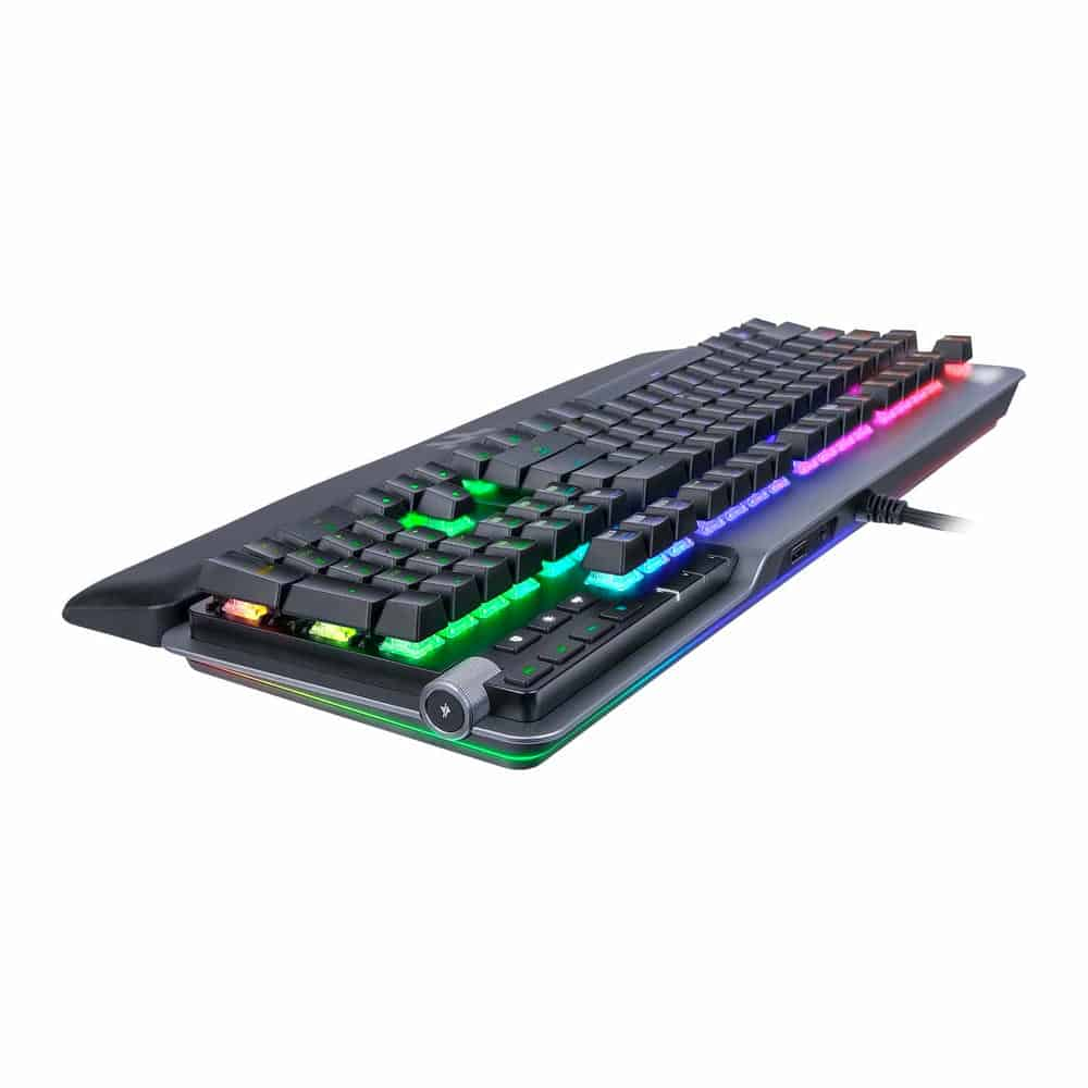 (image for) ThermalTake Argent K5 Mechanical RGB Gaming Keyboard w/ Wrist Rest - UK Layout